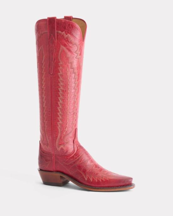  Lucchese 부츠 루케세 프리실라  레드 - OTHER BRANDS