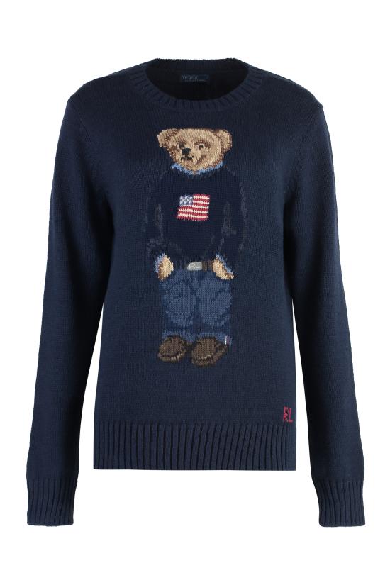 26SS 폴로 랄프로렌 베어 코튼&린넨 니트 스웨터 211927070 001 BLUE