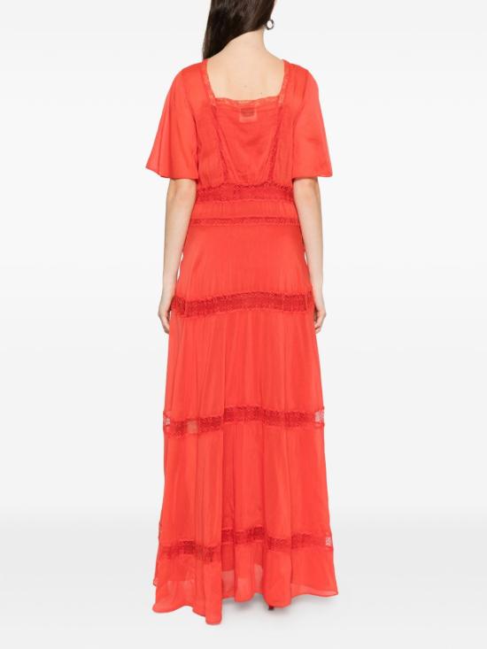 26SS 포르테포르테 롱 원피스 14904 MYDRESSROUGE Red - FORTE FORTE