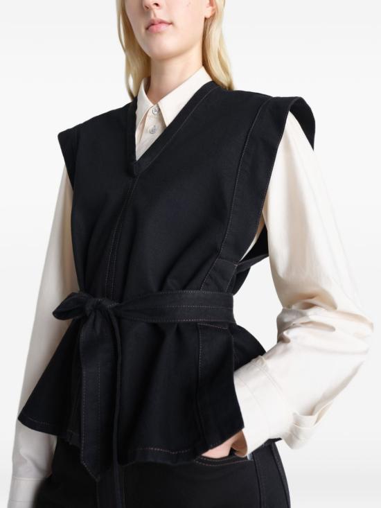 26SS 르메르 민소매 티셔츠 OT0011 LD1071999 Black - LEMAIRE