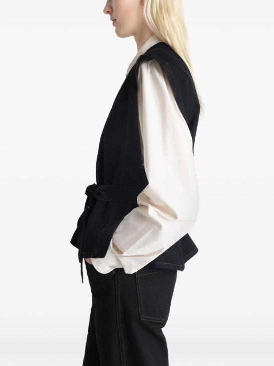 26SS 르메르 민소매 티셔츠 OT0011 LD1071999 Black - LEMAIRE