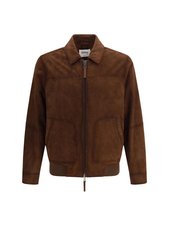 26SS SWORD 6.6.44 가죽 자켓 SE255658SUE ST07 BROWN