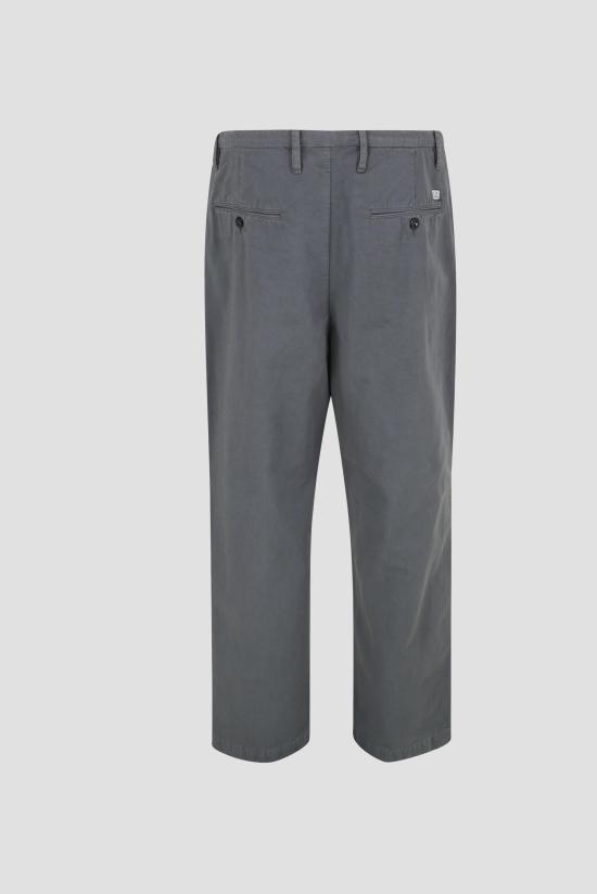 26SS 씨피 컴퍼니 코튼 개버딘 루즈 팬츠 20CMPA136A110458G 921 GUNMETAL - C.P. COMPANY