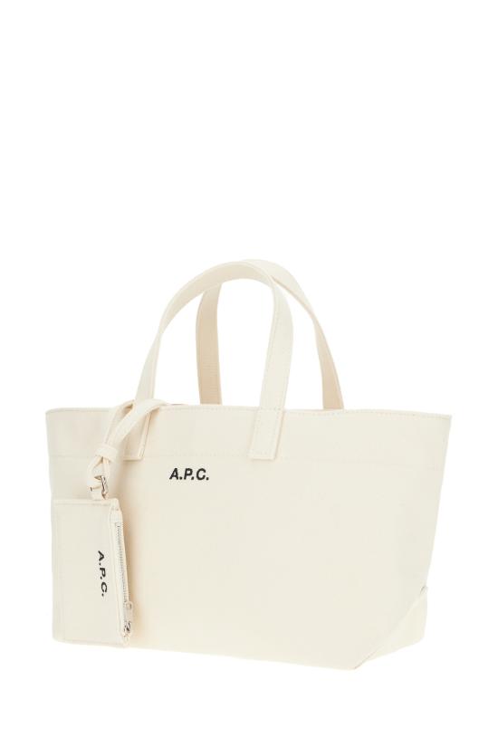 26SS 아페쎄 르 드러머 뚜왈 스몰 토트 백 COHMPF67045 AAD Ecru - A.P.C.