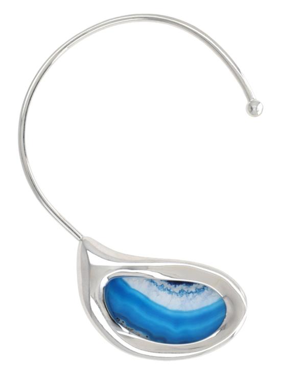 26SS 판코네시 목걸이/팬던트 S26 NE002 S BRASSAZUREAGATE SILVER