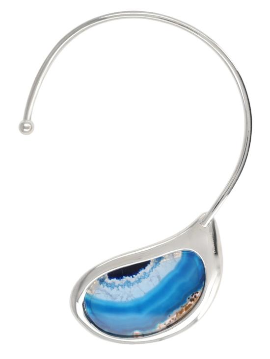 26SS 판코네시 목걸이/팬던트 S26 NE002 S BRASSAZUREAGATE SILVER - PANCONESI