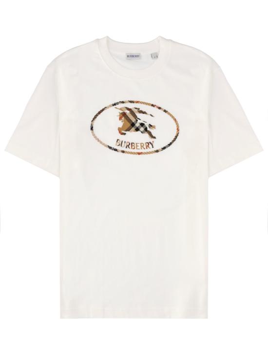 26SS 버버리 반팔 티셔츠 8123437 B7078 WHITE