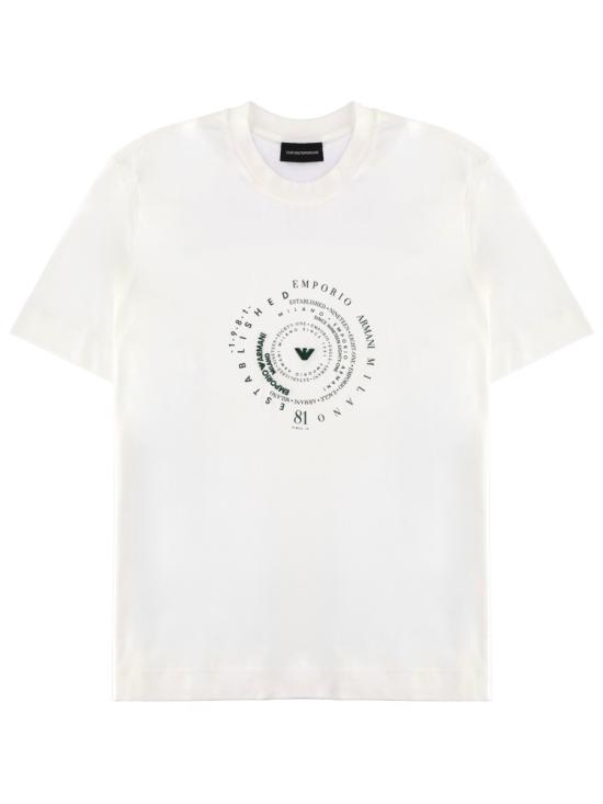 26SS 엠포리오 아르마니 반팔 티셔츠 EM004995 AF13747U0003 WHITE