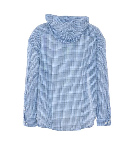 26SS 던스트 셔츠 UDSH6A107B1 SOFT BLUE CHECK Blue - DUNST