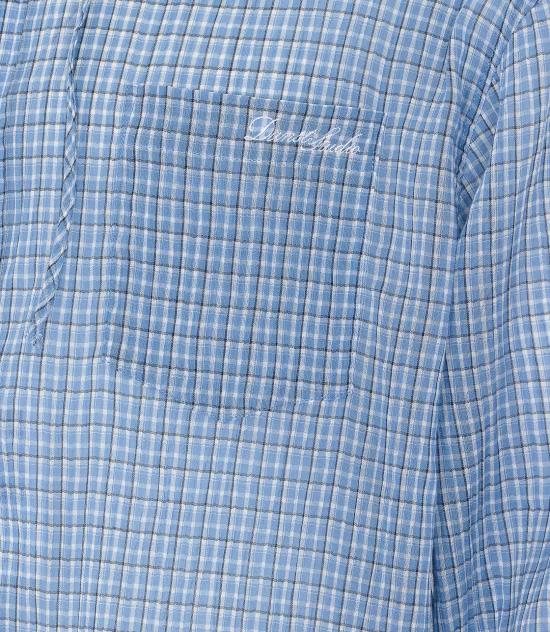 26SS 던스트 셔츠 UDSH6A107B1 SOFT BLUE CHECK Blue - DUNST