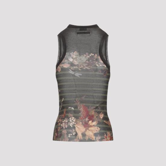 26SS 장 폴 고티에 탑 2601WTO418M014P 4190 KHAKI MULTICOLOR MULTICOLOUR - JEAN PAUL GAULTIER