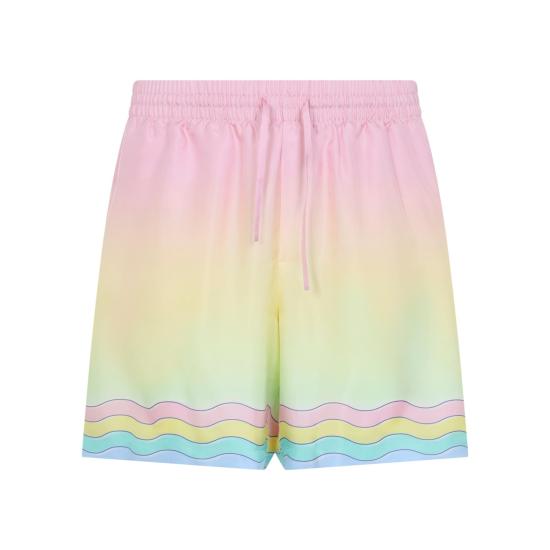 26SS 카사블랑카 숏팬츠 MSP26TR39902 MULTI PINK PURPLE