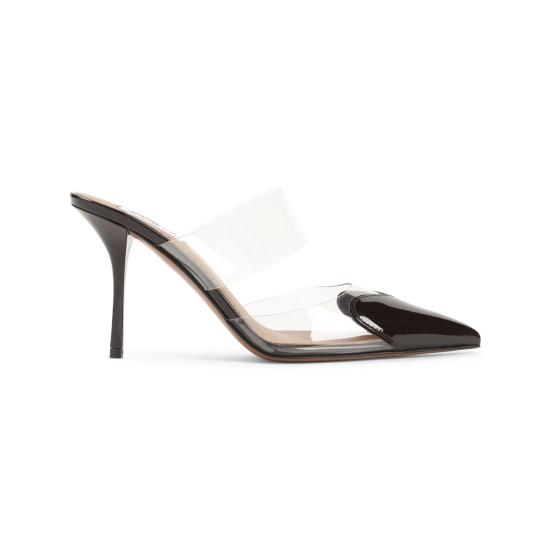 26SS 알라이아 뮬/슬리퍼 AA3M053CK150 413 AUBERGINE RED