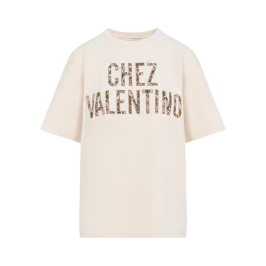 26SS 발렌티노 가라바니 반팔 티셔츠 8B3MG26AA5J ET5 BETULLA NUDE NEUTRALS