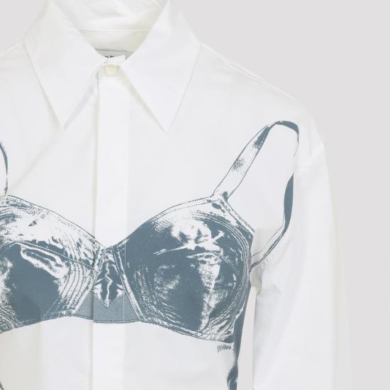 26SS 장 폴 고티에 셔츠 2601WST053C071 01102 WHITE BLUE GREY MULTICOLOUR - JEAN PAUL GAULTIER