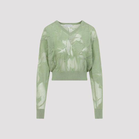 26SS 드리스 반 노튼 스웨터 2610112363733 608 MINT GREEN - DRIES VAN NOTEN