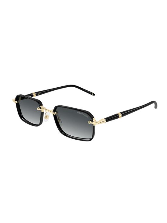 26SS 몽블랑 선글라스 MB0483S 001 GOLD BLACK GREY METALLIC - MONTBLANC