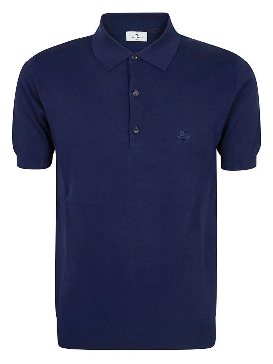 26SS 에트로 폴로 티셔츠 MRKF0004 AQ408 B0065 BLUE - ETRO