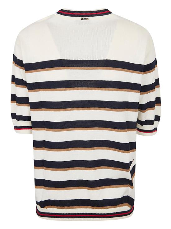 26SS 에르노 반팔 티셔츠 MG000239D 72118 1092 BIANCO BLU WHITE - HERNO