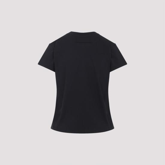 26SS MM6 메종마르지엘라 뉴메릭 코튼 저지 티셔츠 S52GC0327 M20170 900 BLACK - MM6 MAISON MARGIELA