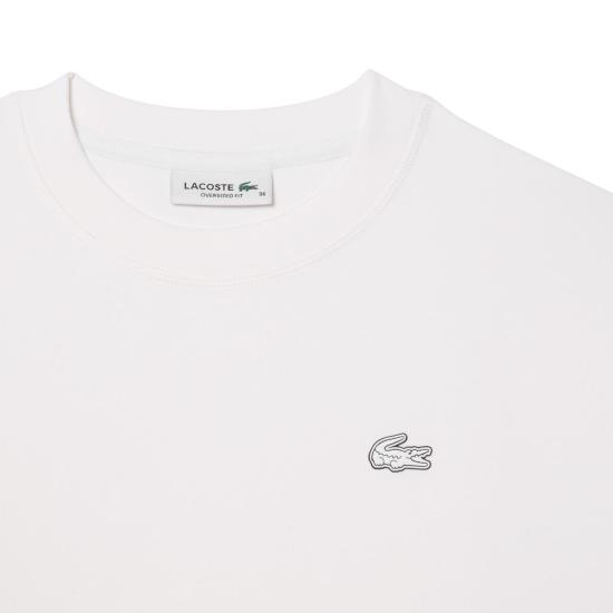  라코스테 라코스테 더블 페이스드 스웨트셔츠 SF5614 001 BIANCO WHITE - LACOSTE