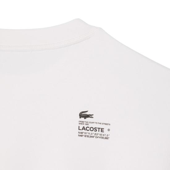  라코스테 라코스테 더블 페이스드 스웨트셔츠 SF5614 001 BIANCO WHITE - LACOSTE