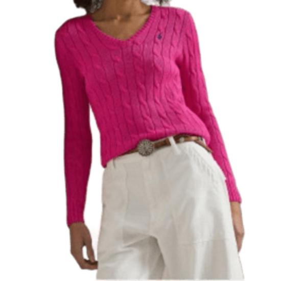 26SS 랄프 로렌 스웨터 211971870 509 ACCENT PINK - RALPH LAUREN