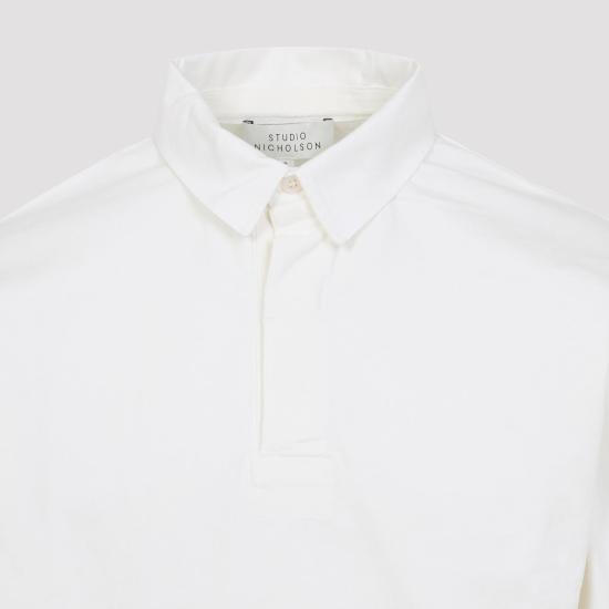 26SS 스튜디오 니콜슨 폴로 티셔츠 ALYKSNM1483 PARCHMENT WHITE - STUDIO NICHOLSON