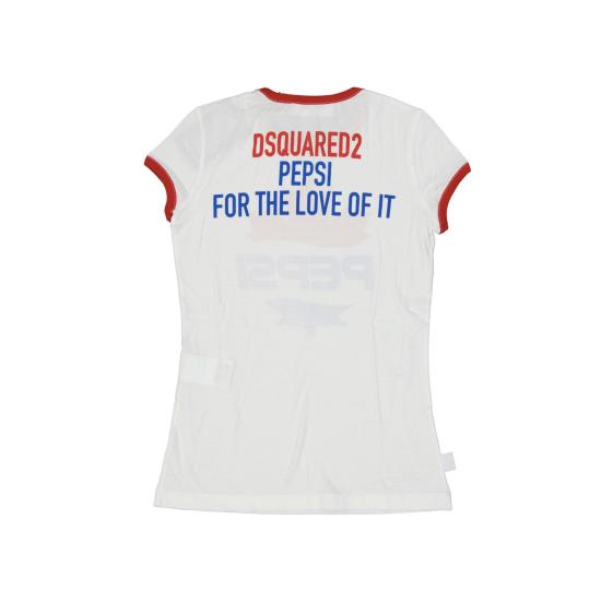 SPRING SUMMER 디스퀘어드2 폴로 티셔츠 S72GD0233S23009 979 White WHITE - DSQUARED2