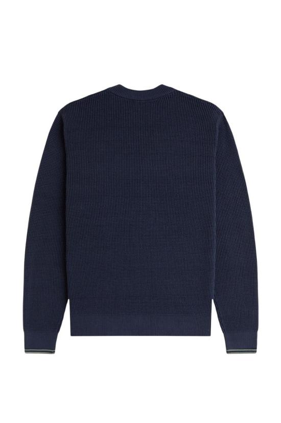 25FW 프레드페리 긴팔 티셔츠 K6507 738 BLU - FRED PERRY