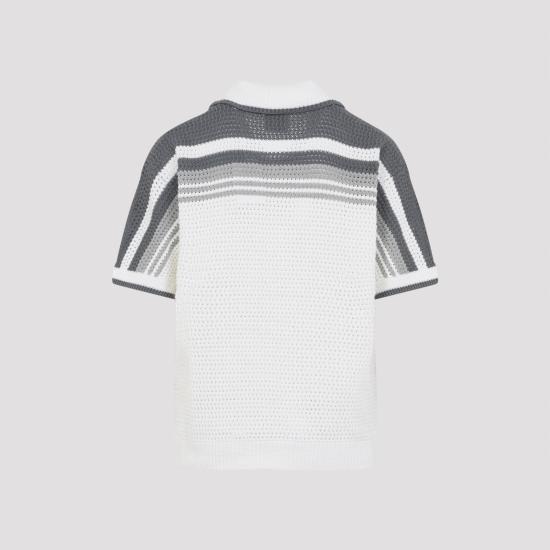 26SS 카사블랑카 셔츠 MSP26KW93301 WHITE GREY - CASABLANCA