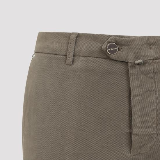 25FW 키톤 스트레이트 팬츠 UFPPERK0100H20000 BROWN - KITON