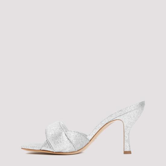 FALL WINTER 지아 보르기니 샌들 ALOD 2222 SILVER GLITTER METALLIC - GIA BORGHINI