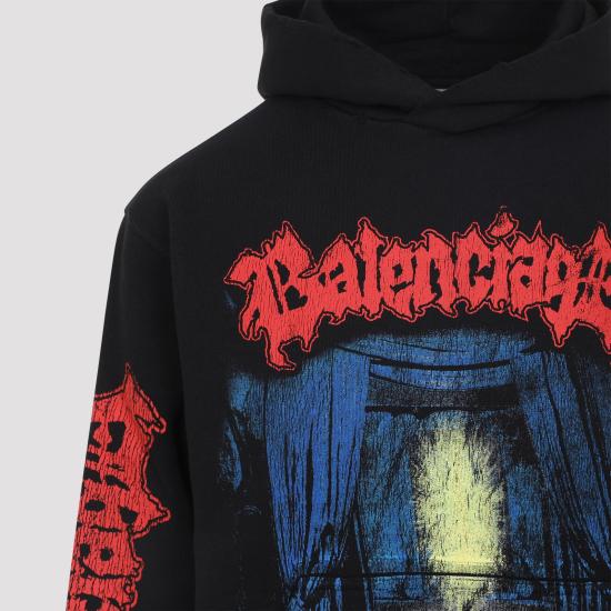 26SS 발렌시아가 스웨터 851238 TUVD9 1000 BLACK - BALENCIAGA