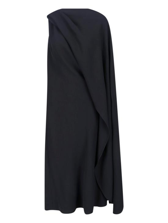 26SS 발렌시아가 미디 원피스 872272 TUT55 1000 Black