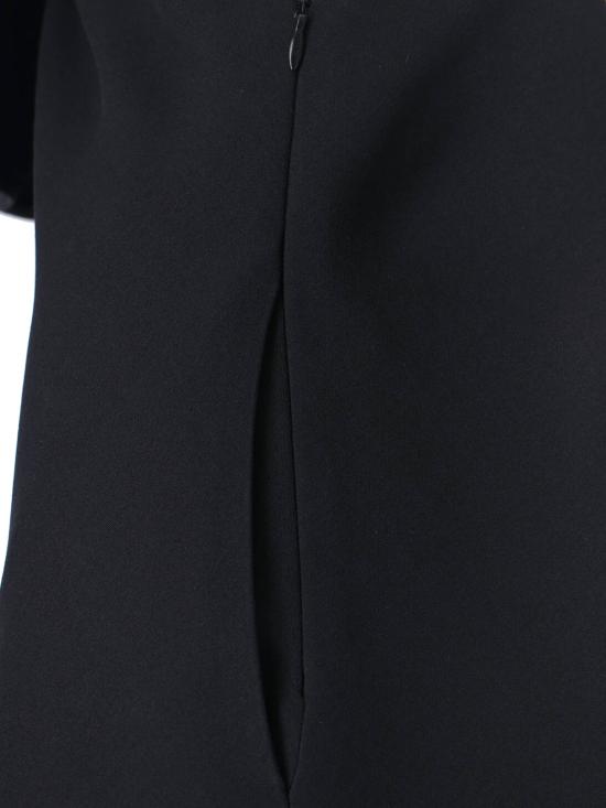 26SS 발렌시아가 미디 원피스 872272 TUT55 1000 Black - BALENCIAGA