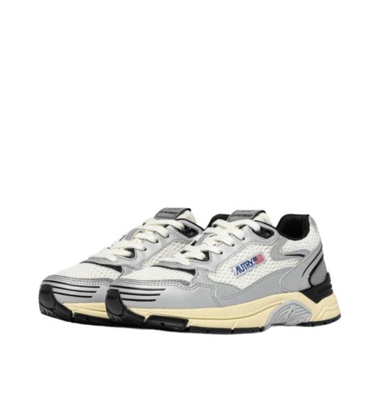 26SS 오트리 하이퍼웨이 스니커즈 HYLM MV03 BIANCO ARGENTO NERO - AUTRY