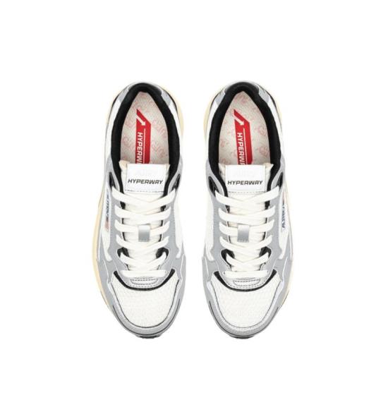 26SS 오트리 하이퍼웨이 스니커즈 HYLM MV03 BIANCO ARGENTO NERO - AUTRY
