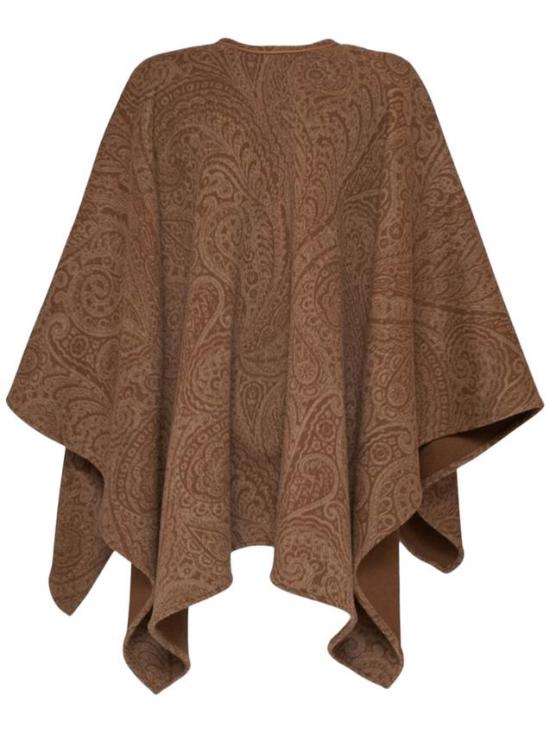 25FW 에트로 울 캐시미어 자카드 케이프 WRBD0012 99TJB37S9820 FANTASIA BEIGE - ETRO