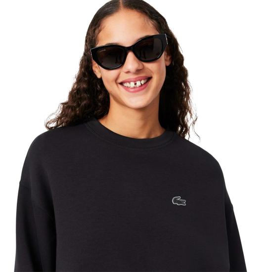  라코스테 라코스테 더블 페이스드 스웨트셔츠 SF5614 031 NERO BLACK - LACOSTE