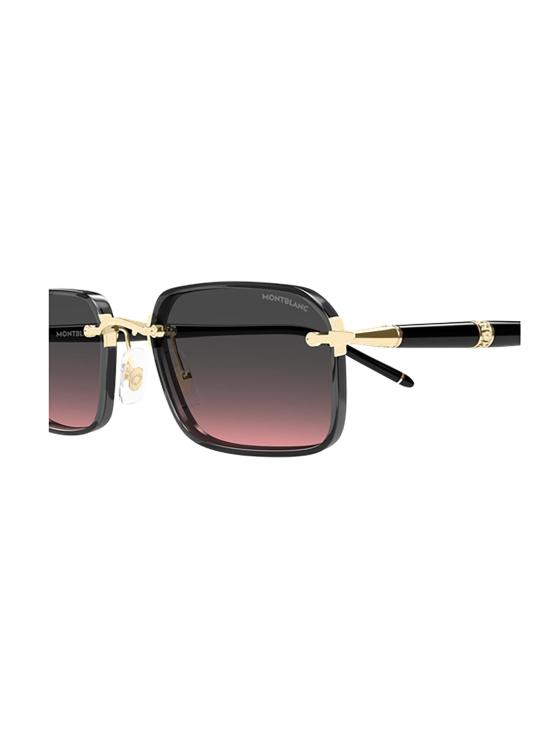 26SS 몽블랑 선글라스 MB0483S 003 GOLD BLACK GREY METALLIC - MONTBLANC