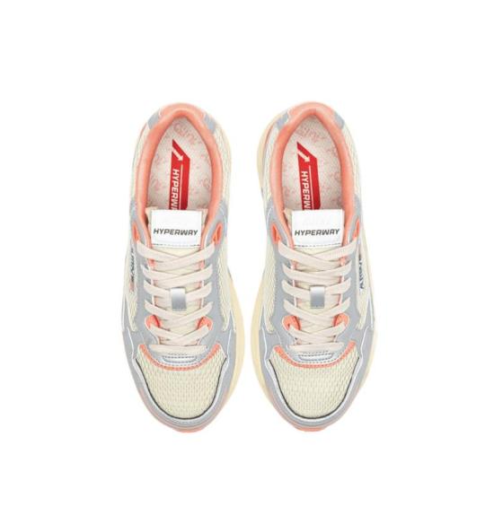 26SS 오트리 HYPERWAY 하이퍼웨이 스니커즈 HYLW MV07 BIANCO ARGENTO PEACH PINK - AUTRY