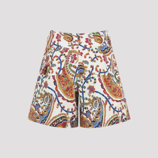 26SS 에트로 숏팬츠 WREB0012 99SAEH1 X0801 MULTI WHITE MULTICOLOUR - ETRO