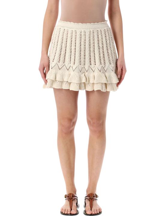 26SS 이자벨마랑에뚜왈 스커트 JU0473FAD1L04E 23EC ECRU