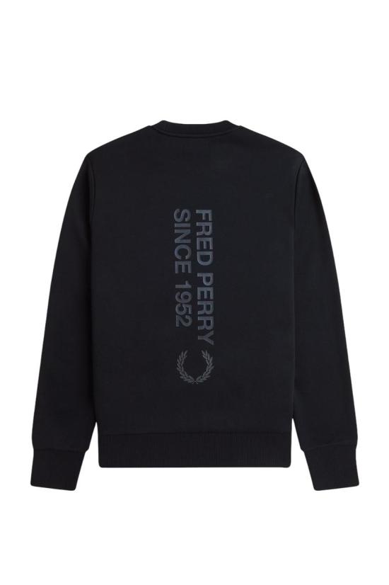 25FW 프레드페리 긴팔 티셔츠 M1369 102 NERO BLACK - FRED PERRY