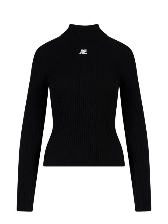 25FW 쿠레쥬 니트웨어 PERMPU022FI0001 9999 BLACK