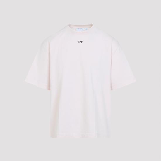 26SS 오프화이트 폴로 티셔츠 OMAA120S26JER00R6080 FADE OUT MAUVE NUDE NEUTRALS - OFF WHITE