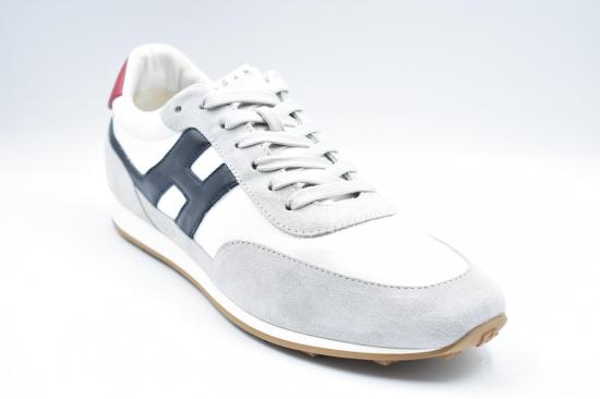 26SS 호간 드레스 슈즈 HXM6990FZ90UZA793S BIANCO BLU ROSSO - HOGAN