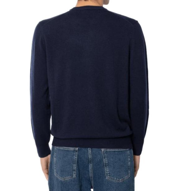 25FW 세인트바쓰 긴팔 티셔츠 HER002403039I 61 BLUE - MC2 SAINT BARTH