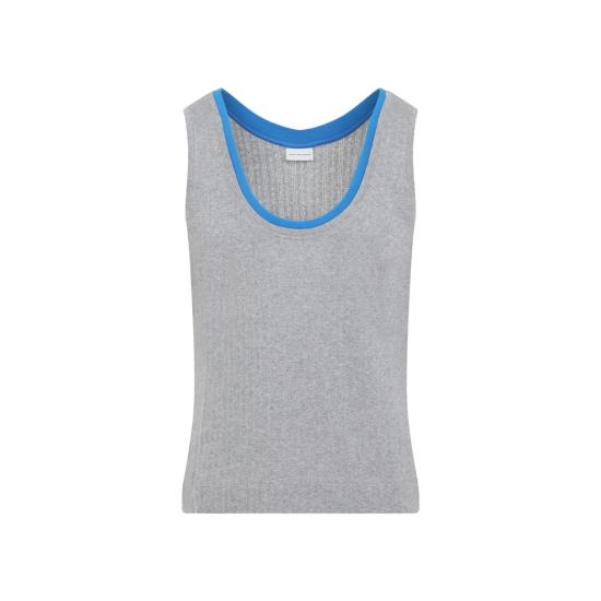 26SS 드리스 반 노튼 탑 2610211223136 813 GREY MELANGE